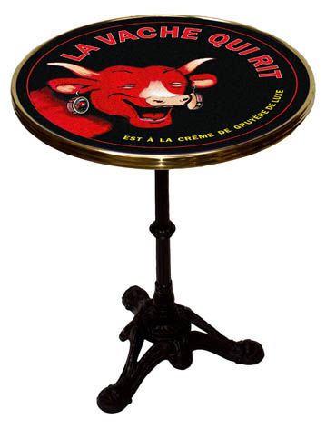 Table en fonte émaillée