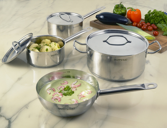 Inox 18/10 Skeppshult pour induction.