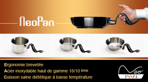 Casseroles Inox 18/10 ergonomiques