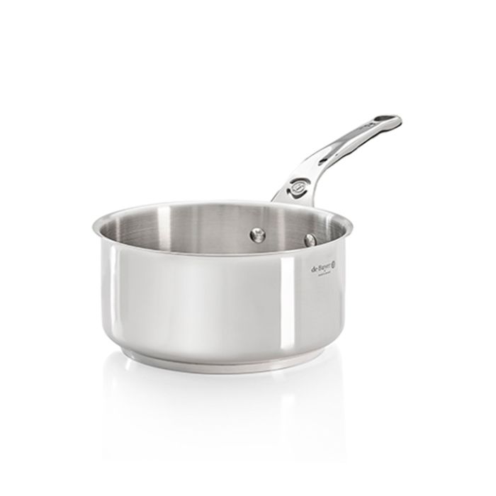 Casserole inox 18cm queue fonte