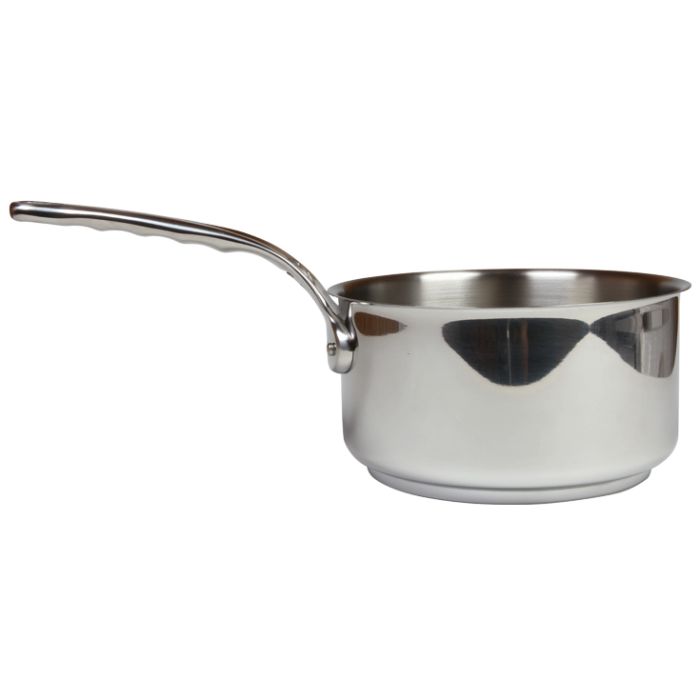 Casserole inox 18cm queue fonte