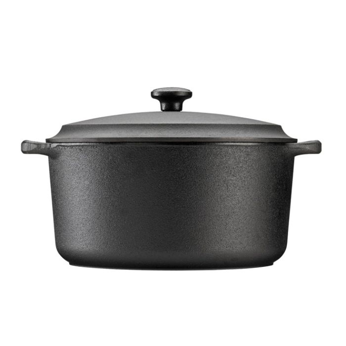 Cocotte en fonte ronde 5.5l - Couvercle fonte