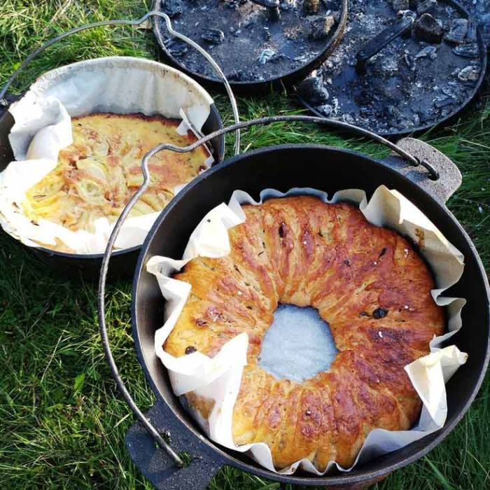  Cocotte en fonte d'autrefois avec anse - 5,5l Couvercle fonte