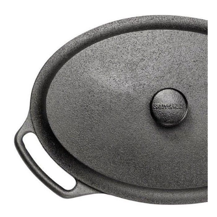 Cocotte en fonte ovale 2 litres - Couvercle fonte