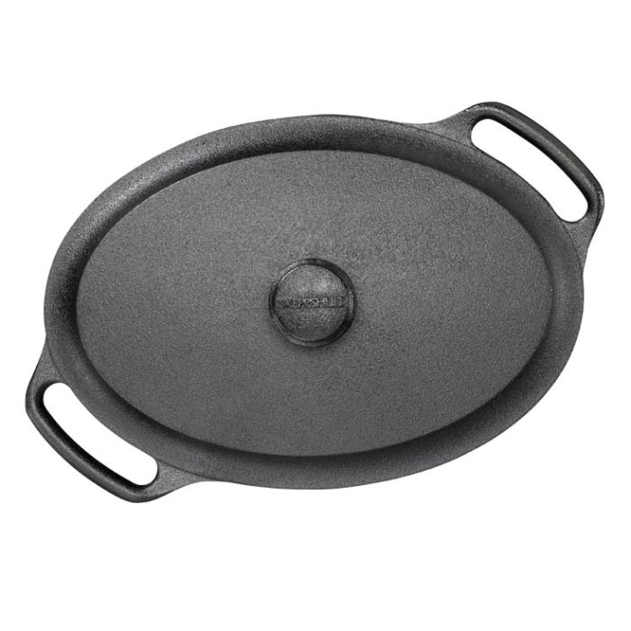  Cocotte en fonte ovale 4 litres - Couvercle fonte