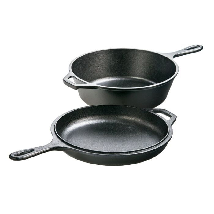 Combi cocotte poêle fonte Ø 26.7 cm