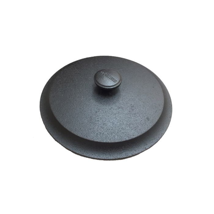 Poêle sauteuse Ø 24 cm Poignée hêtre + Couvercle fonte