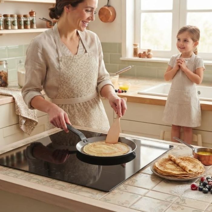 Poêle crêpe acier  Ø 18 cm