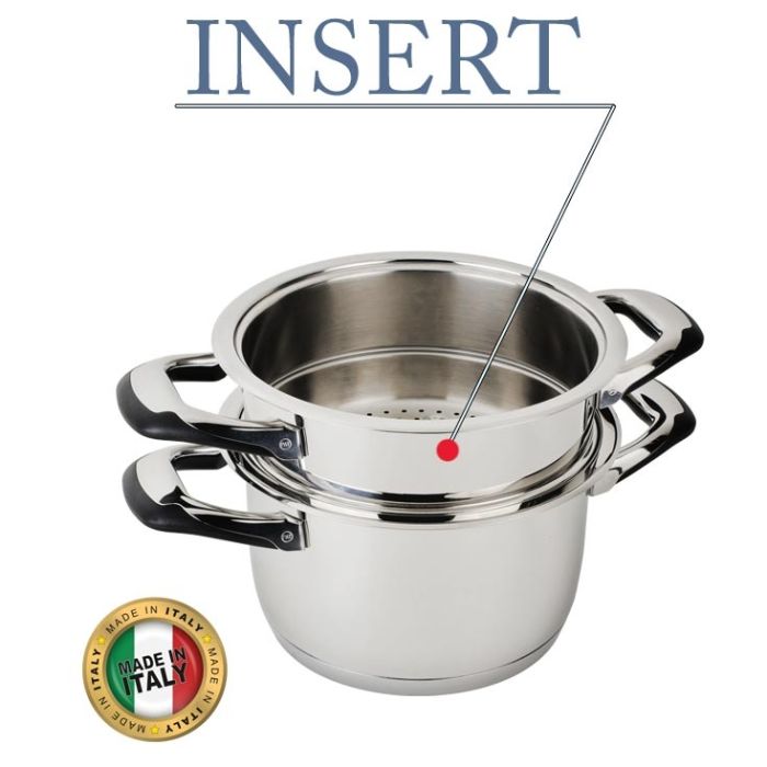 Cuit vapeur insert inox - 20cm écovitam