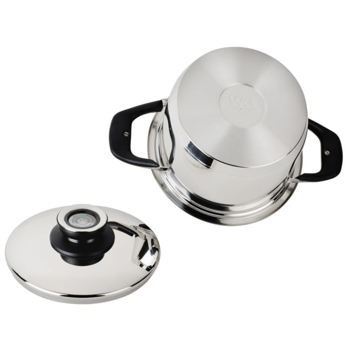 Faitout inox induction 3.7L écovitam 20cm - livre recettes