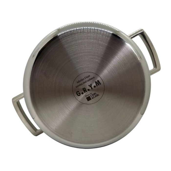 Faitout 6L inox avec couvercle