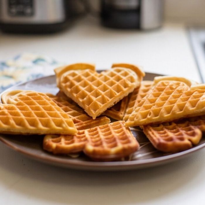 Gaufrier en fonte Skeppshult + brosse de nettoyage