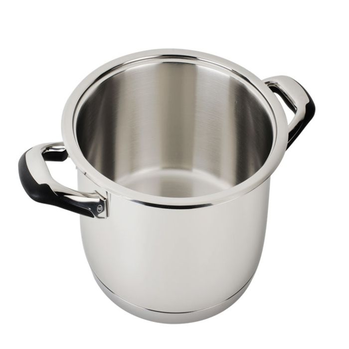 Faitout inox induction 9L-24cm + livre recettes Ecovitam