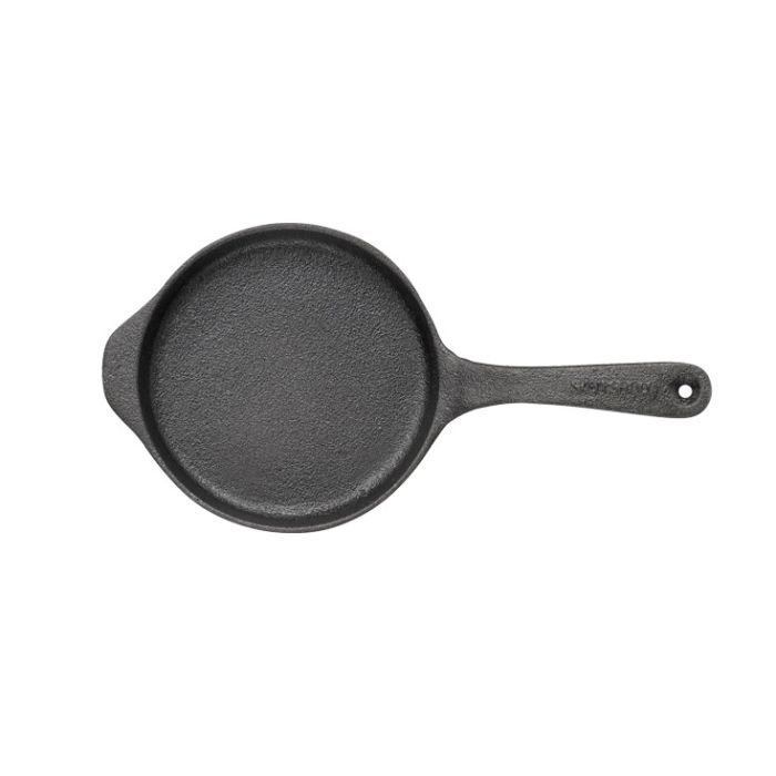 Mini poêle blinis en fonte Skeppshult + Manchon de protection