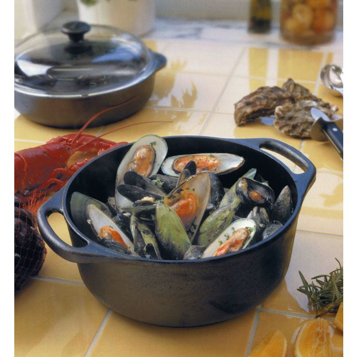  Cocotte en fonte ronde 3 litres - Couvercle fonte
