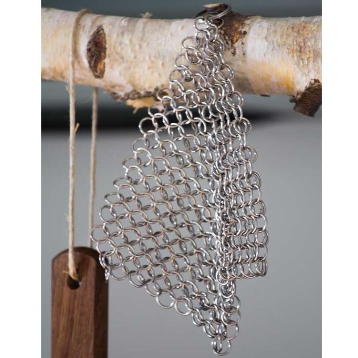 Cotte de maille à récurer en inox