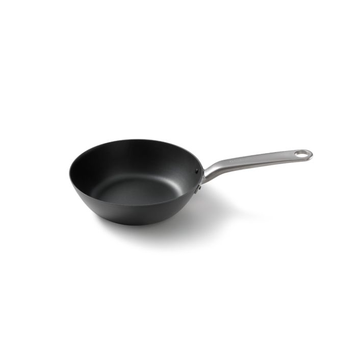 Poêle wok en acier pré-culottée 24 cm