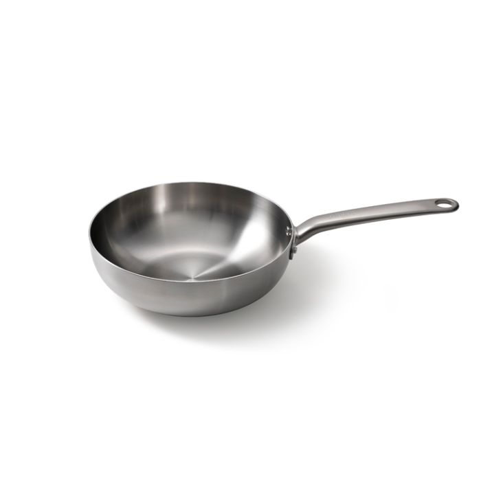 Poêle wok inox 28 cm Tri-ply