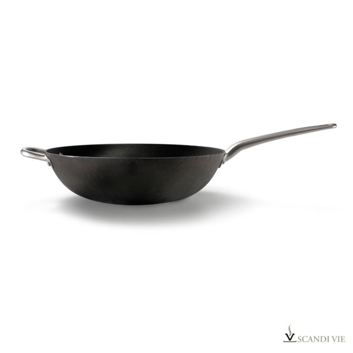 Poêle wok en fonte légère 34 cm