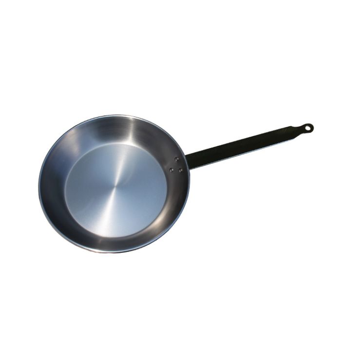 Lot 2 poêles à frire en fer Ø 28/32 cm