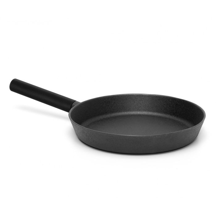 Poele a frire en fonte Ø 28 cm - Série NOIR de luxe