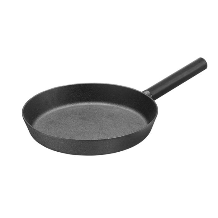 Poele a frire en fonte Ø 28 cm - Série NOIR de luxe