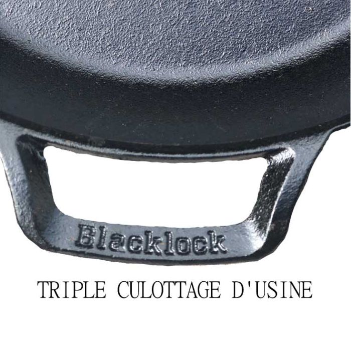 Poele fonte Ø 26 cm série Blacklock