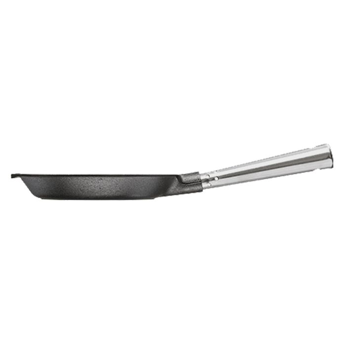 Poêle à frire en fonte Ø 18 cm - poignée inox