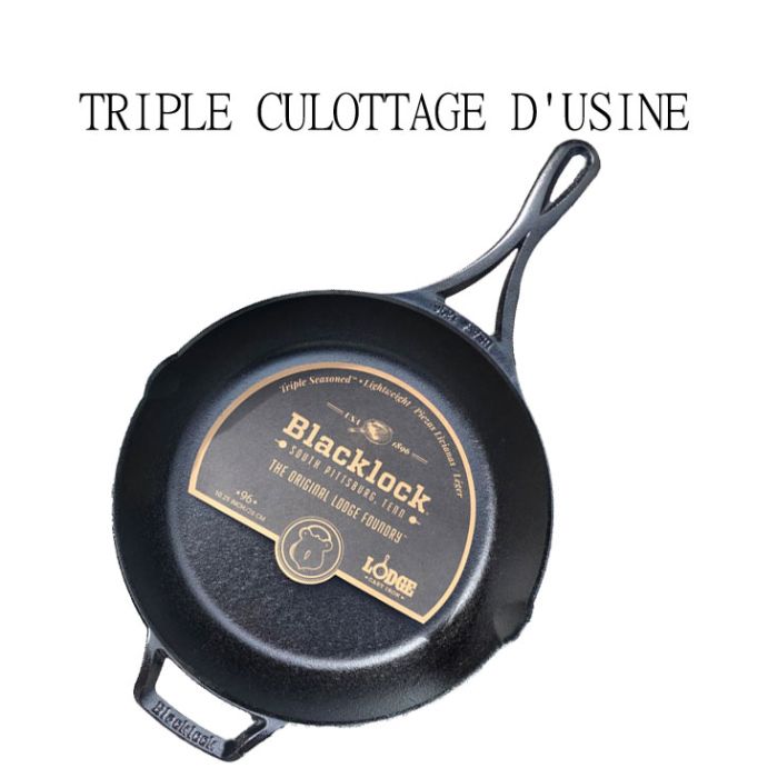 Poele fonte Ø 26 cm série Blacklock