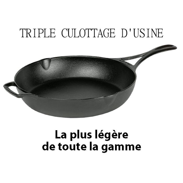 Poele fonte Ø 26 cm série Blacklock