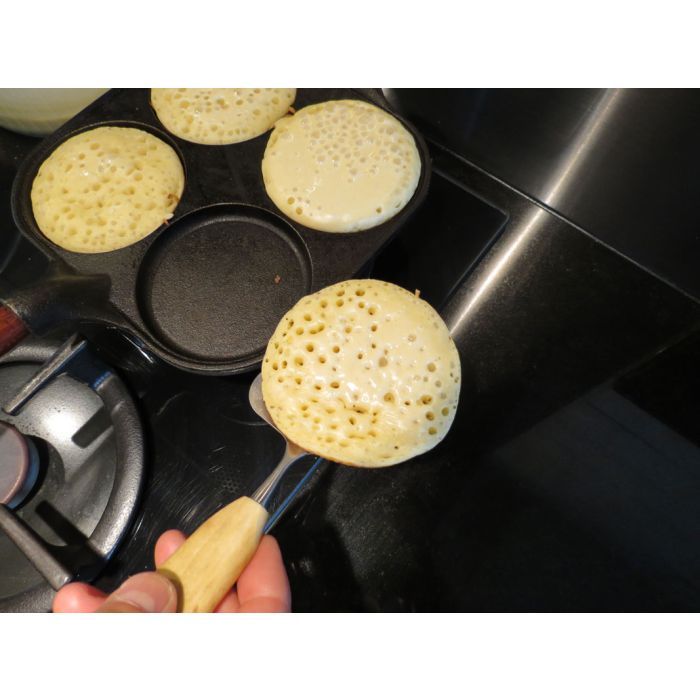 Poele pancakes / oeufs carrée-4 moules 