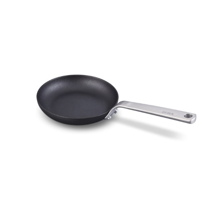 Poêle à frire 20 cm - Poignée inox - Brosse Offerte