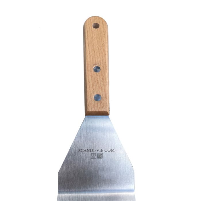 Spatule large Inox Manche court Haute Qualité