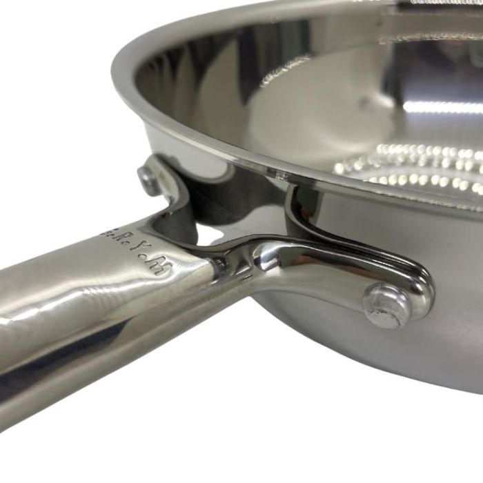 Poêle inox diam 28 cm