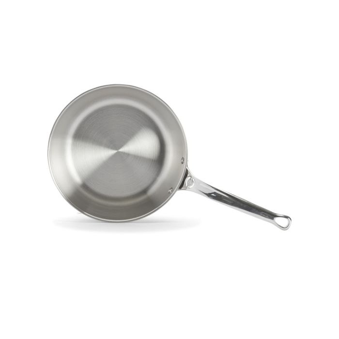 Poêle sauteuse inox 24cm queue fonte