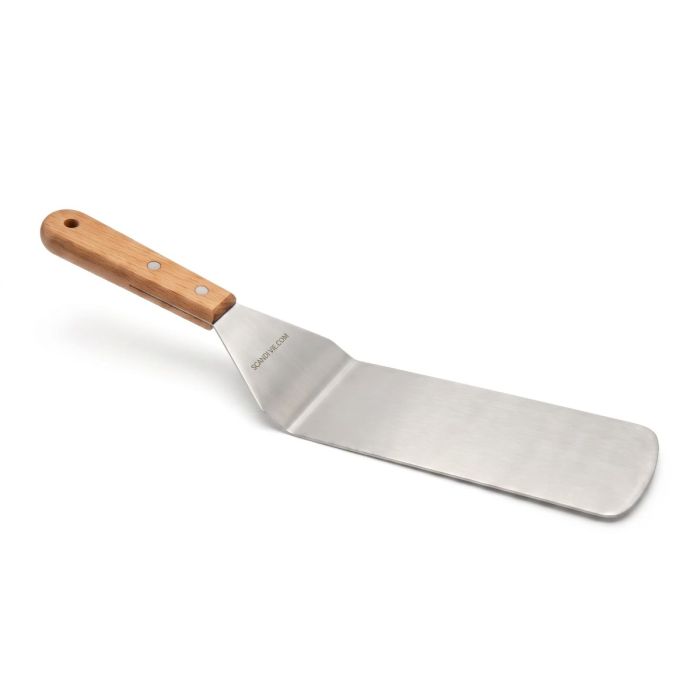 Spatule large Inox Manche court Haute Qualité