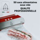 Sacs pour mettre les aliments sous vide avec machine TAKAJE