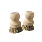 Lot 2 brosses de nettoyage en fibres de coco