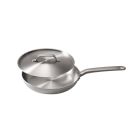 Poêle inox 28 cm avec couvercle Skottsberg