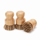 Lot de 3 brosses de nettoyage en fibre de coco, agave