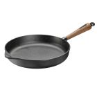 poele sauteuse en fonte 28 cm Skeppshult manche noyer