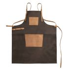 tablier de cuisine en cuir de buffle