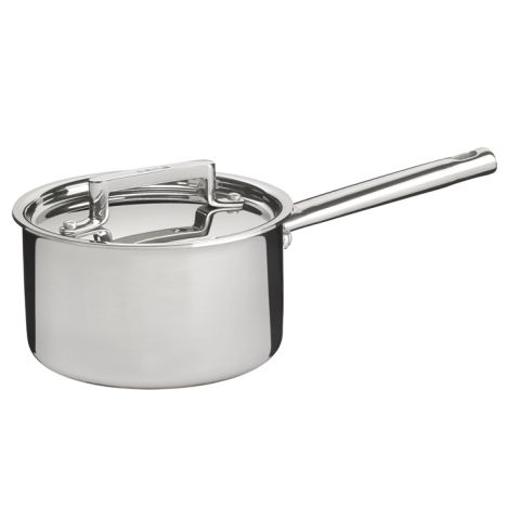 Casserole inox 18/10 haute qualité avec couvercle