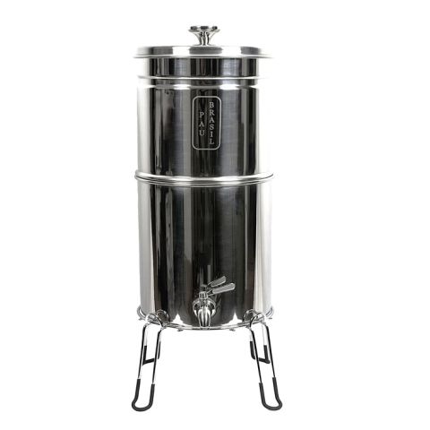 Fontaine filtrante a eau inox