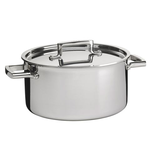 Grand faitout inox familial triple épaisseur