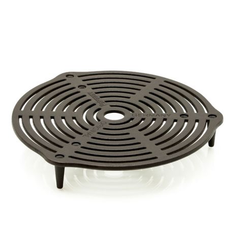 Grille cuisson en fonte circulaire pour barbecue