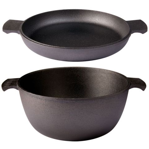 cocotte en fonte avec couvercle fonte skeppshult 4.5 litres