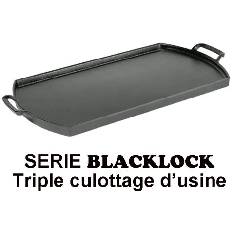 Plaque en fonte Blacklock Lodge pour cuisson feu