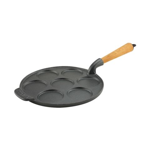 Poêle blinis 7 moules spéciale blini avec forme ronde