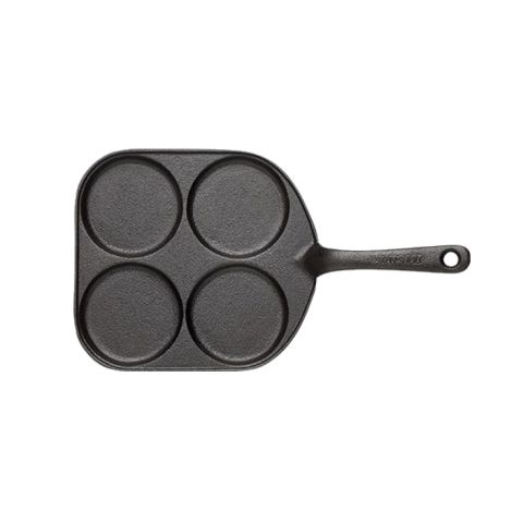 Poele blinis 4 moules fonte Poele blinis 4 moules fonte